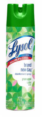 Lysol Brand New Day Green Apple Aloe Scent Disinfectant Spray 19 Oz Food 4 Less