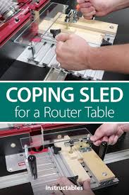 Make A Coping Sled For Your Router Table In 2020 Carpentry Workshop Woodworking Carpentry Woodworking Jigsaw