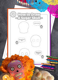 How to draw a sugar skull easy, step by step, drawing guide, by dawn some of you already know what kind of skull you are looking at here. How To Draw A Sugar Skull Easy Step By Step Instructions Kids Activities Blog