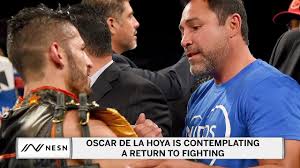 As a boxer, he competed from 1992 to 2008, winning 11 world titles in six weight classes, including the lineal championship in three weight classes. Oscar De La Hoya Is Contemplating A Return To Fighting Video Dailymotion