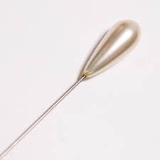 A4020l 25 Dz 6 Ivory Teardrop Faux Pearl Antique Hat Pin Dozen