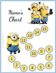 Free Behavior Charts With The Minions Add Your Own Photo