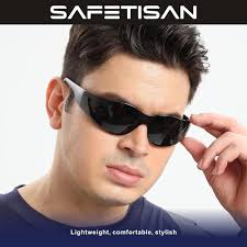 Amazon.co.jp: SAFETISAN (セーフティサン) 色付き安全メガネ バルク 48個パック 保護ダーク 安全サングラス 紫外線保護  傷防止 耐衝撃 スモークレンズ 建設 屋外作業 撮影に最適 : 産業・研究開発用品