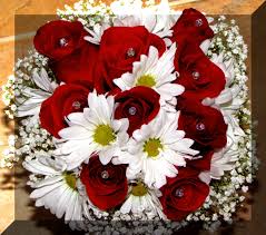 Get it as soon as wed, jun 9. Red Rose And White Daisy Bouquet