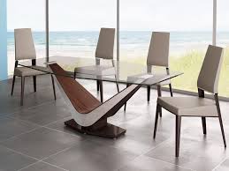 Elite Modern In Collaboration With Many Of Today S Top American Designers Creates Collecti Modern Glass Dining Table Glass Top Dining Table Round Dining Room