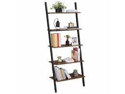 Plateaux en zinc avec rebords. Etagere Echelle De Style Industriel Bibliotheque Meuble De Rangement A 5 Niveaux Etagere Inclinee Stable Marron Rustique Lls46bx Vasagle Pour Salon Cuisine Bureau Armature En Fer Vente De Vasagle Conforama