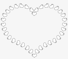 Set up a table outside and keep kids of all ages occupied with these spring pictures to color. Hearts And Roses Coloring Pages Heart Shaped Clipart Png Black And White Hearts Transparent Png 999x818 Free Download On Nicepng