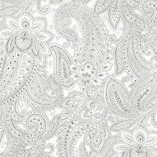 Black And White Paisley Print Fabric Understated And Beautiful Paisley By Moda Paisley Cotton Fabric Printing On Fabric Paisley Moda Fabrics