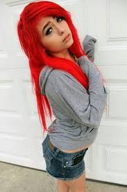 Pin By Samantha On Ioyeiy Iscks Make Yr Red Scene Hair Scene Hair Emo Scene Hair