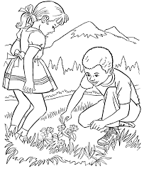 Nature coloring pages for kids. Nature Coloring Pages