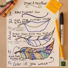 In this video we will learn about shapes and colours while we draw a feather! Draw Feathers
