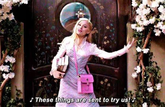 This week has me feeling like Glinda. What the heck is in the water with everyone?