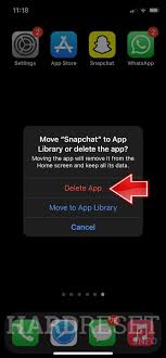 It's at the bottom of the screen. How To Uninstall Snapchat How To Hardreset Info