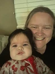 We had a sweet visit with Ariana Bellinger today and Aunt Wanda Williams  got to meet sweet Aurora!!