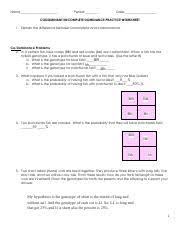 (a) give the possible genotypes and phenotypes for the. Incomplete Dominance And Codominance Answers Codominant Incomplete Dominance Practice Worksheet 1 Explain The Difference Between Incomplete And Course Hero