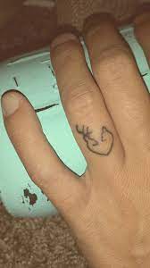 Tiny Tattoo Finger Tattoo Buckmark Tattoo Browning Tattoo Buckmark Tattoo Tattoos Finger Tattoos