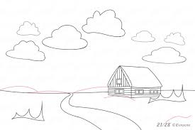 Normalerweise besteht ein schneemann aus drei verschieden großen, aufeinandergestapelten schneebällen, die unteren und oberen rumpf sowie den kopf darstellen. Wie Kann Man Einen Verschneiten Winter In Etappen Zeichnen