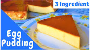 3 Ingredient Egg Pudding Youtube