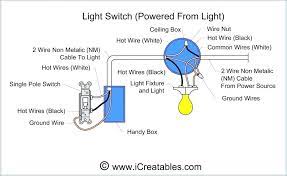 Before changing a light fitting or switch (or any other accessory for that matter), please do what you can to document the existing connections to that equipment. Wiring Diagram For Single Light And Switch