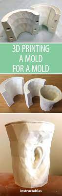 3d Printing A Mold For A Mold Casting Moldmaking Molds Resin Concrete 3d Printing Useful 3d Prints 3d Printing Diy