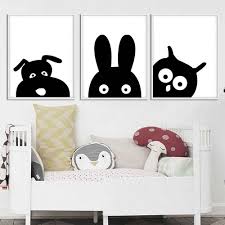 Bukan hanya itu saja pada bagian saya nuri memang memiliki warna hijau bisa. Hitam Putih Kepala Burung Hantu Kelinci Nursery Wall Art Kanvas Lukisan Cetak Nordic Poster Dekoratif Gambar Untuk Ruang Tamu Rumah Painting Calligraphy Aliexpress