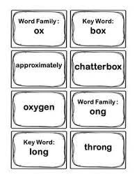 3rd Grade Word Families Flash Cards Aligned To American Reading Co Irla