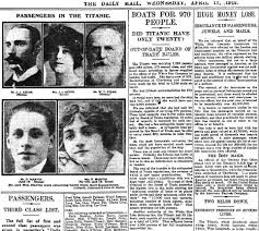 britain learned of the titanic disaster