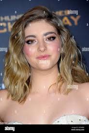 Willow shields los angeles premiere hi-res stock photography and images