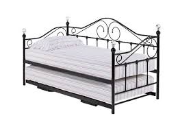 Black metal daybed with trundle. Lpd Furniture Florence Black Metal Day Bed From The Bed Station