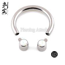 2019 14g Titanium Internally Threaded Horseshoe Opal Forward Face Ball Horseshoe Barbell Lip Ring Titanium Jewelry From Ekoo 32 37 Dhgate Com