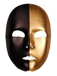 Black Gold Full Face Lame Mask Angels Fancy Dress Costumes Masks Masquerade Mask Black Gold
