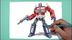 Deze robot heeft een geel met zwarte kleur. Wie Zeichnet Man Optimus Prime Zeichnen Fur Kinder Und Jedem Dem Es Spass Macht Youtube