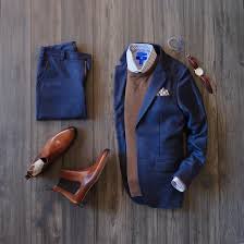 A wide variety of brown chelsea boots options are available to you, such as outsole material, closure type, and upper material. Earth Tone Business Casual Combo With A Navy Suit Brown Crewneck Sweatshirt Brown Chelsea Boot Mens Fashion Casual Outfits Mens Casual Outfits Fall Outfits Men