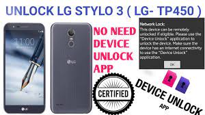 Lg stylo 3 plus (tp450). Lg Tp450 Unlock Apk File 2019 Updated October 2021