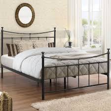 Signature design by ashley® prestonwood panel bed. Emily Black Metal Bed