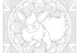 Flareon Pokemon 136 Pokemon Coloring Pages Pokemon Coloring Mandala Coloring Pages