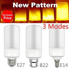 Flame Bulb Wensltd E27 E14 B22 Led Burning Light Flicker Flame Lamp Bulb Fire Effect Decorative Holiday Totalclearance Net Clearance On Men S Clothings F Light Bulb Lamp Led Candle Lights Lamp