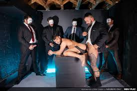 MenAtPlay Serves Up Eyes Wide Shut Vibes With Teddy Torres and a Bunch of  Masks - Fleshbot