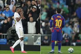 Real madrid had dominated the opening 45 minutes but undone but a goal out of nowhere really. Real Madrid Vs Barcelona Vinicius Junior Eclipses Lionel Messi With Clasico Strike