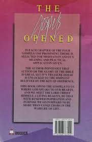 Oct 09, 2016 · get blessed four times over as joseph prince gives you the keys to unlocking the treasures of the four gospels. Gospels Opened A Fascinating Introduction To Each Of The 4 Gospels Holden J Stuart 9781898787402 Amazon Com Books