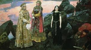 картина в м васнецова иван царевич на сером волке Viktor M Vasnecov Tri Carevny Podzemnogo Carstva 1884g Hudozhniki Kartiny Zhivopis