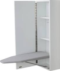 Smooth, heat resistant surface can be covered with optional board covers (sold separately) to help prevent stains & provide a decorative design. Invisible Bed Wall Mounted Wooden Cabinet With Foldable Ironing Table Color White Ironing Board Price In India Buy Invisible Bed Wall Mounted Wooden Cabinet With Foldable Ironing Table Color White Ironing