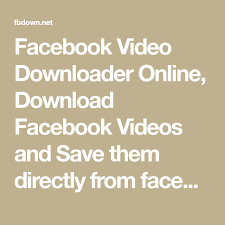 Facebook Video Downloader Online Download Facebook Videos And Save Them Directly From Facebook To Your Computer Or Mobile With Images Facebook Video Best Facebook Videos