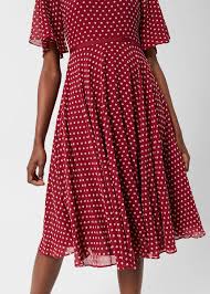 Eleanor Spot Fit And Flare Dress