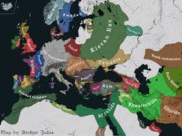 This Is How Europe Looked Like In The 13th Century Europe Map Old World Maps Asia Map