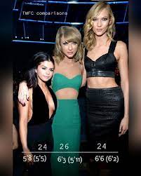 Taylor swift is often open about her insecurities, including her height. Pin Na Nastenke Tal