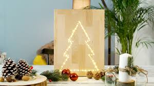 Finde bei deindiy zahlreiche anleitungen für weihnachtsdeko. Weihnachtliches Lichterkettenbild Selber Machen Video Obi