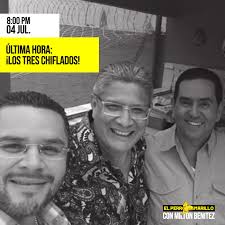 Hoy en El Perro Amarillo TV, ÚLTIMA HORA: ¡LOS TRES CHIFLADOS!, conducido  por Milton Benítez. #ElPerroAmarilloTV