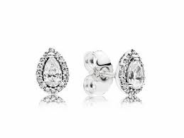 Entdecke die welt von pandora silber ohrringe. Pandora 296252cz Strahlende Tropfen Ohrringe Stecker Silber 79215762