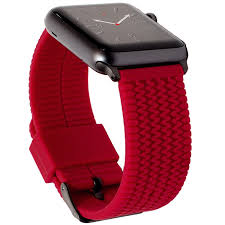 Black And Red Watch Straps Pin On Fashion Women Watch